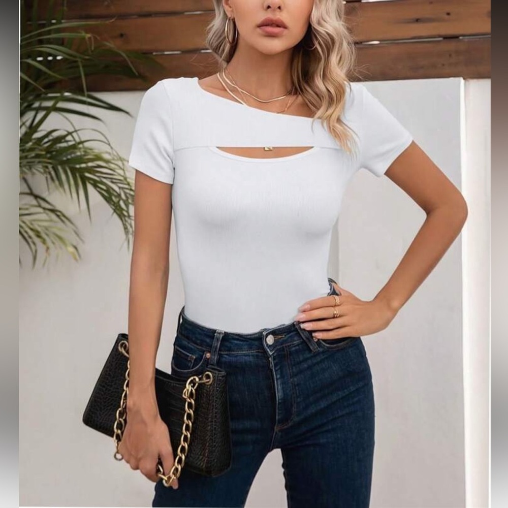 Elegant White Women's Top